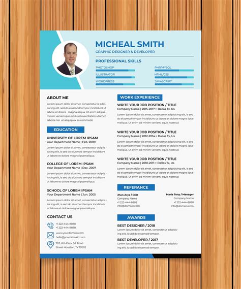 cv template free.